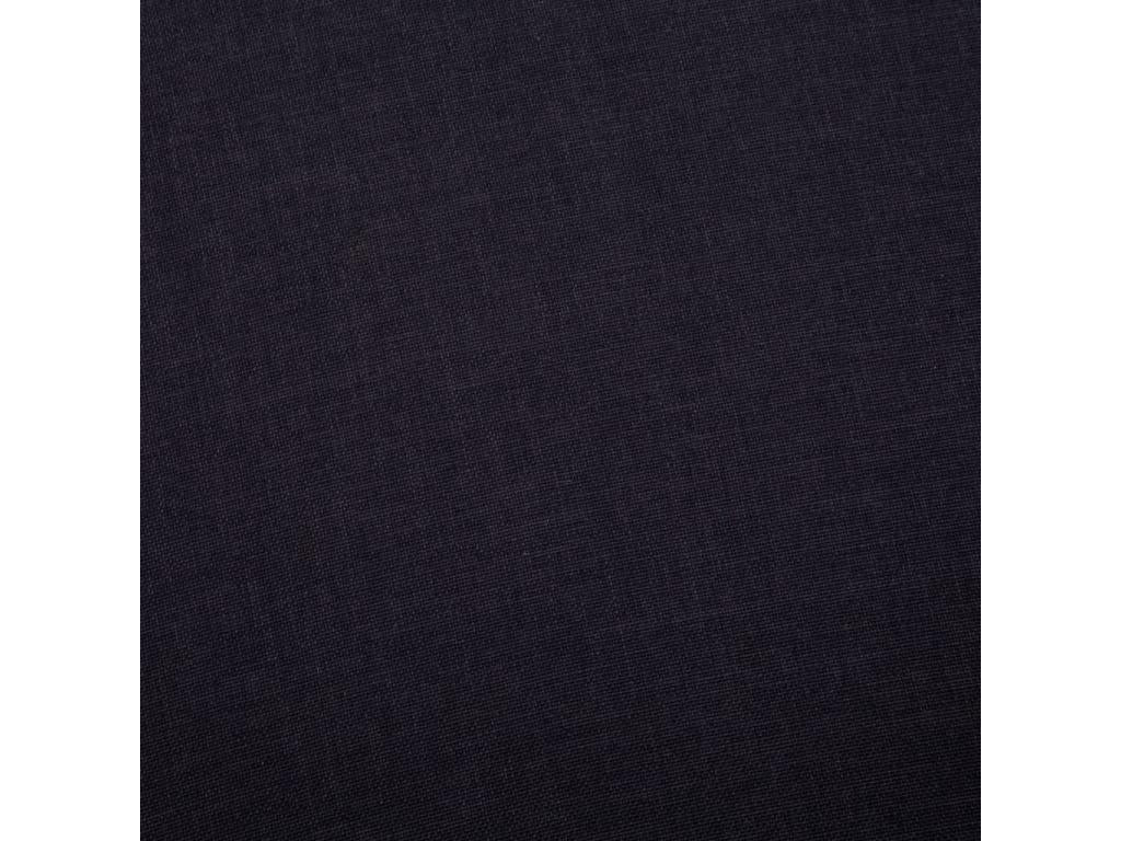 Canapé 2 places Tissu Noir LAIF44661