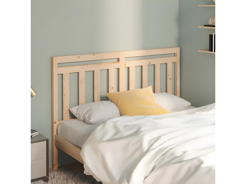 Tête de lit 126x4x100 cm Bois massif de pin PRKT03833