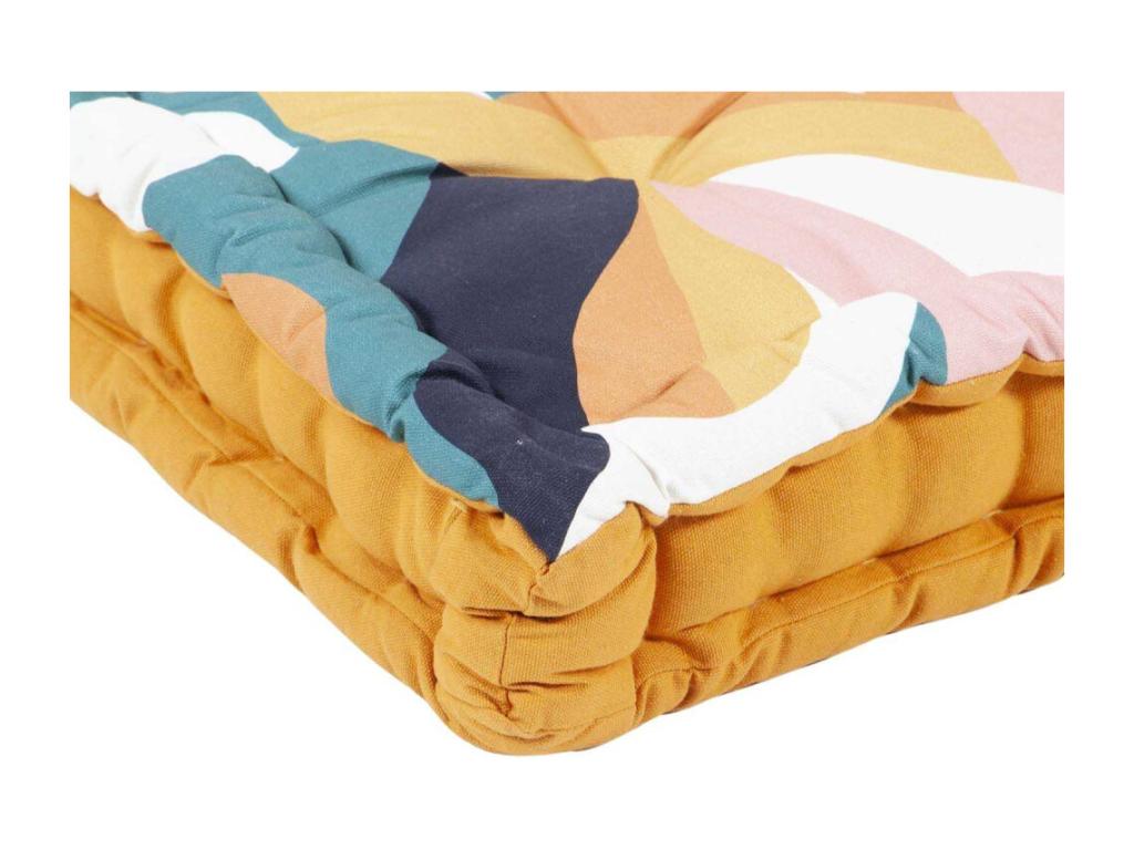 Coussin de palette en coton imprimé 120x80 cm NWQP14913