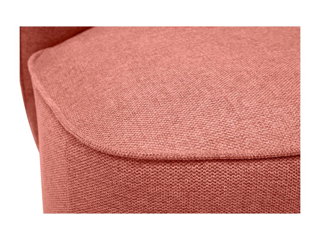 Fauteuil design pivotant en tissu effet velours texturé Chicyla PPSX47819