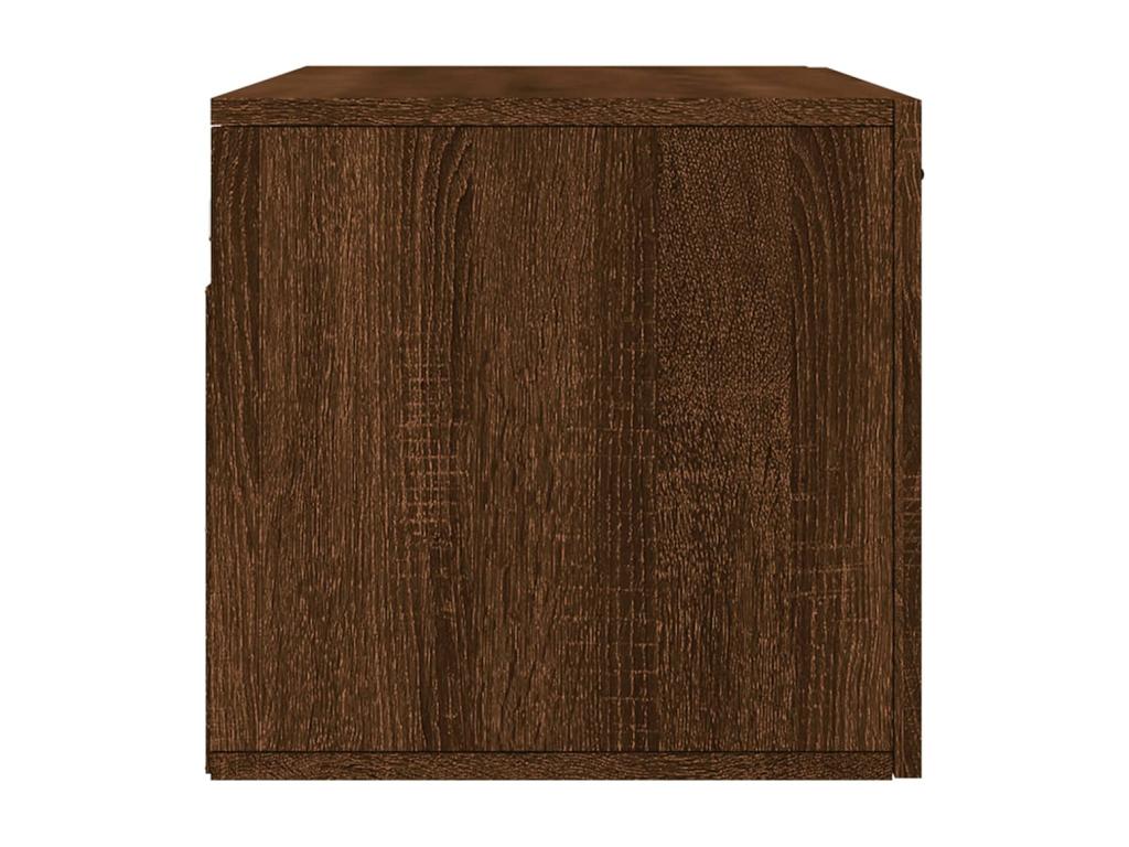 Armoire murale chêne marron 80x36.5x35 bois d'ingénierie EWIC56333