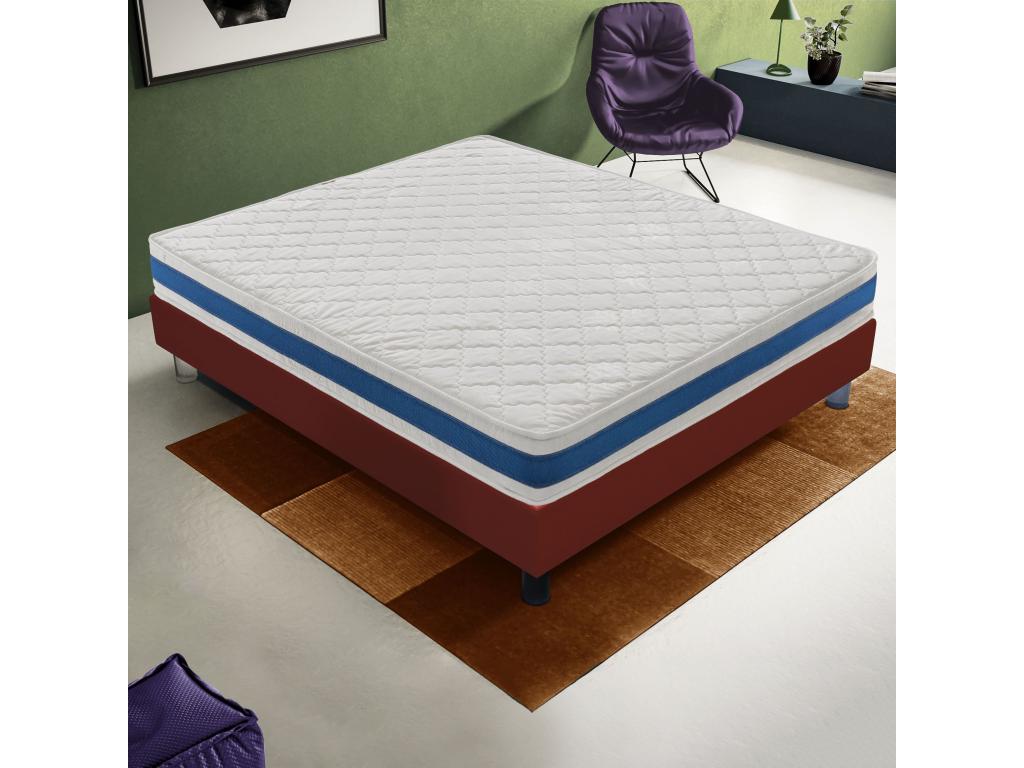 Matelas en mousse - réversible - 11 zones de confort – niveau de rigidité H3 200x200 cm RANL55043
