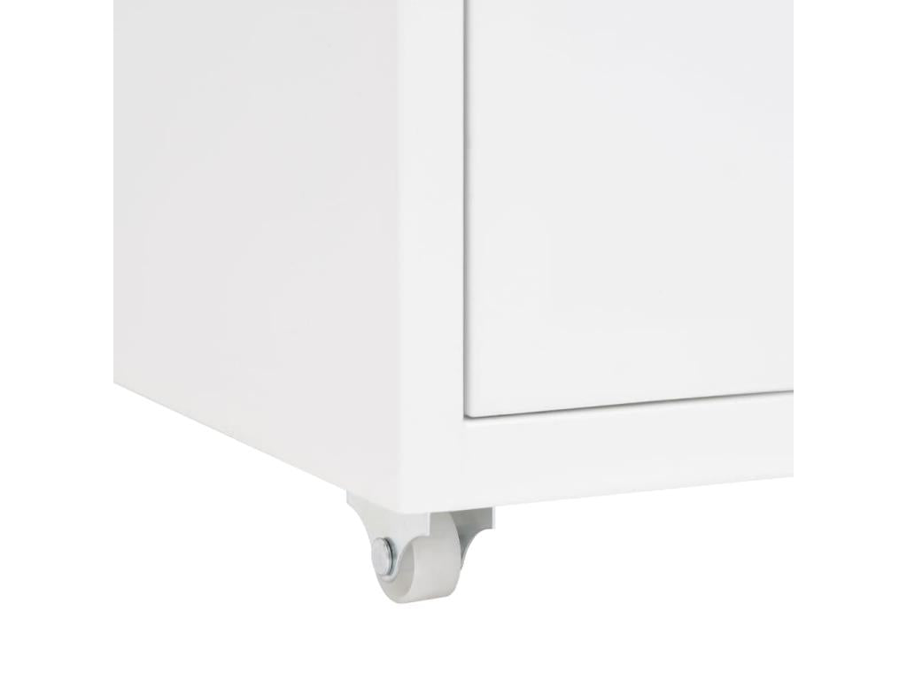 Classe mobile Blanc 28x41x69 Métal XVYP50764