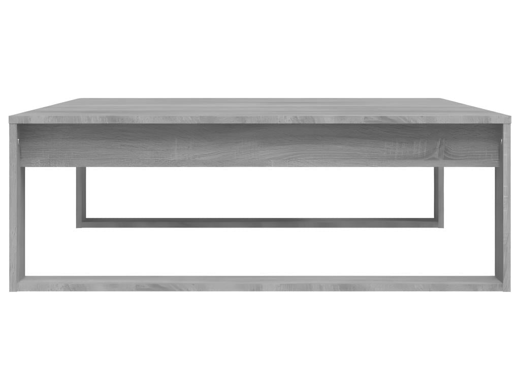 Table basse Chicyla gris 100x100x35 cm Bois d'ingénierie PKDF61346
