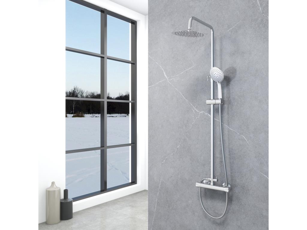 Chicyla Colonne de douche thermostatique avec mitigeur thermostatique PYYW76839