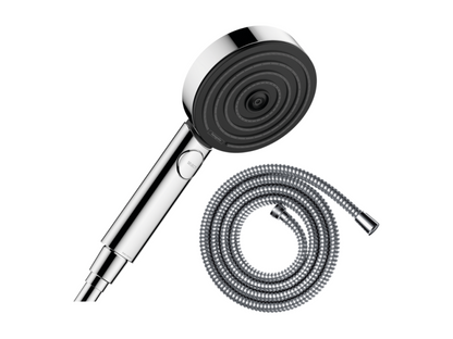 Pommeau de douche Chicyla Pulsify Select EcoSmart 105 3 jets relaxation flexible de douche Metaflex 200 cm chromé TWGO73818