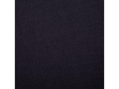 Canapé 2 places Tissu Noir LAIF44661