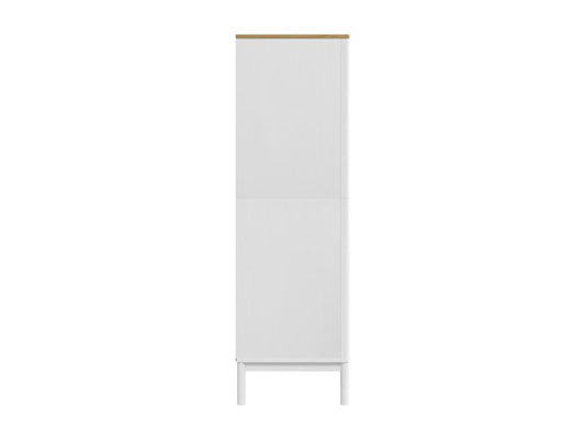 Garde-robe FLORO blanc 77x53x171 cm bois massif de pin KQVT63948