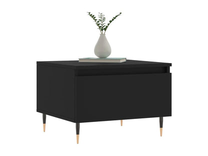 Tables basses 2 pcs noir 50x46x35 cm bois d'ingénierie NJPI93744