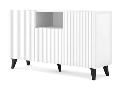 Commode Laviecasa B 150 cm 2D1DM blanc mat pieds noirs WUKX10342