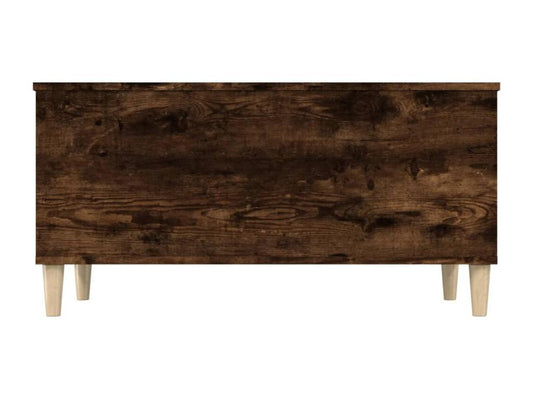 Table basse Chêne fumé 90x44,5x45 cm Bois d'ingénierie QSJU71754