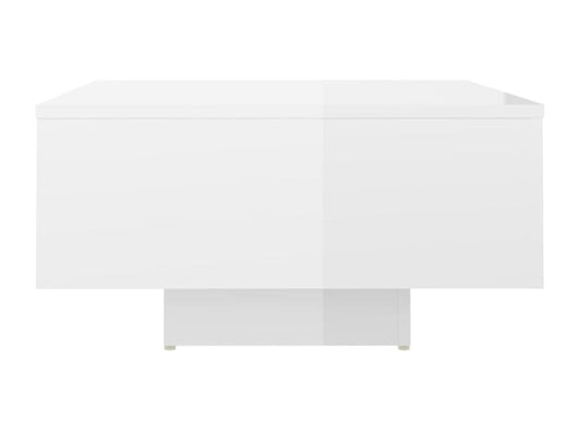 Table basse Blanc brillant 60x60x31.5 KPUE19741