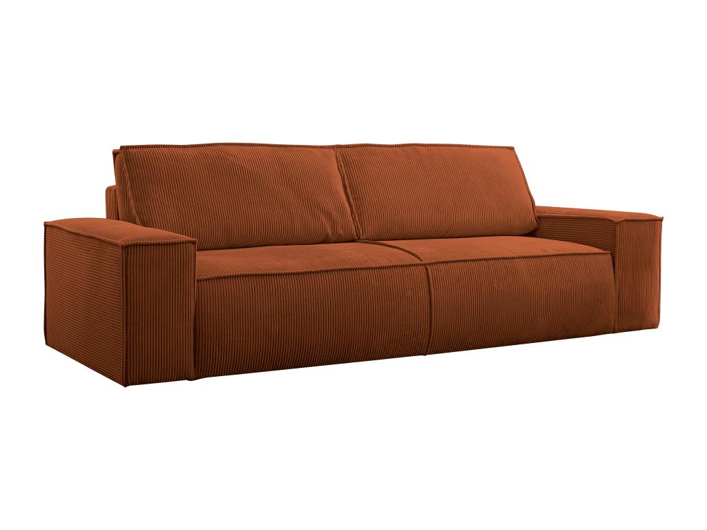 Canapé 4 places convertible en velours tricoté Chicyla EBUF76515