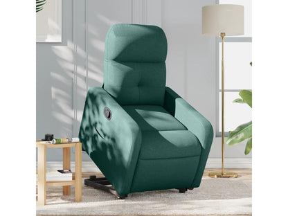 Fauteuil inclinable vert foncé tissu