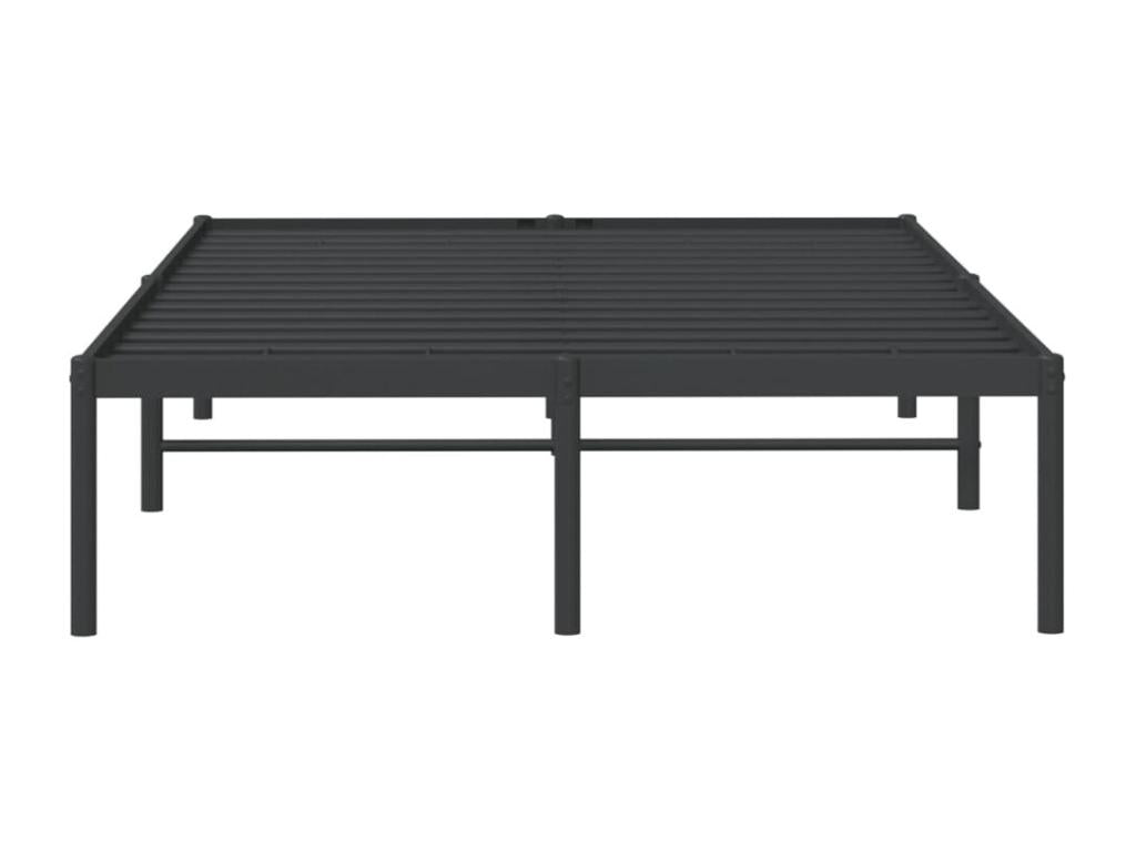 Cadre de lit métal noir 120x200 KDRD74504