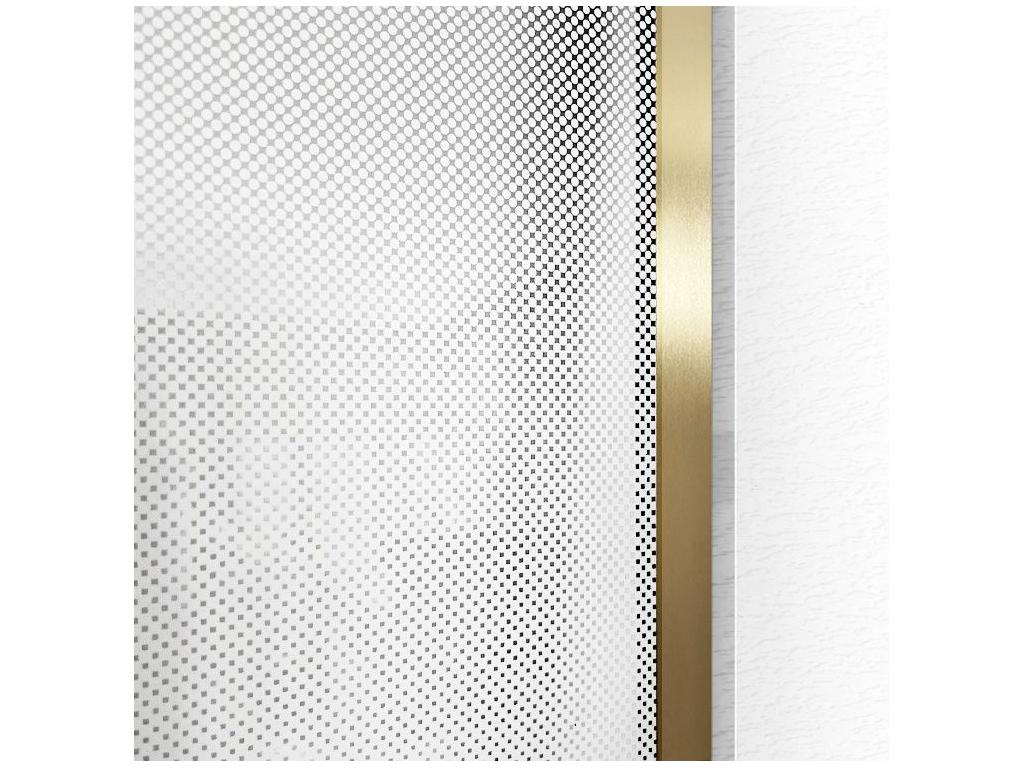 Paroi De Douche Laviecasa Ombre 100 Brosse Or KRWB40415