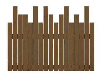 Tête de lit murale Marron miel 108x3x80 Bois massif de pin RSMT71662