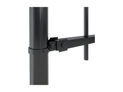 Clôture de jardin avec dessus en lance Acier 8,5x0,8 m Noir HQHM21889