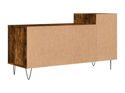 Meuble TV Chêne fumé 100x35x55 cm Bois d'ingénierie ZPVK96319