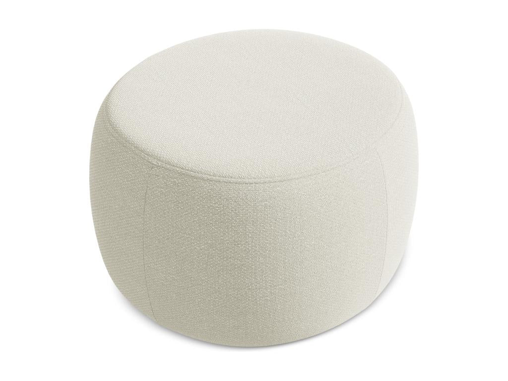 Pouf en Bouclé - sable - Chicyla IGYB93630