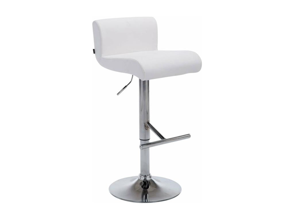 Tabouret de bar x1 métal blanc 38x44x80 cm 10 0004574 NUBS94322