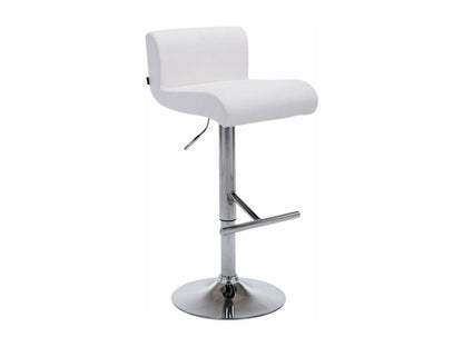 Tabouret de bar x1 métal blanc 38x44x80 cm 10 0004574 NUBS94322