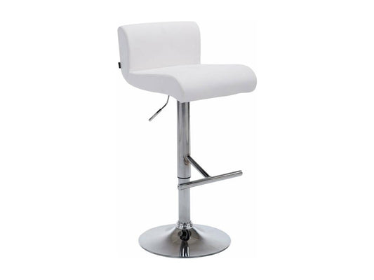 Tabouret de bar x1 métal blanc 38x44x80 cm 10 0004574 NUBS94322