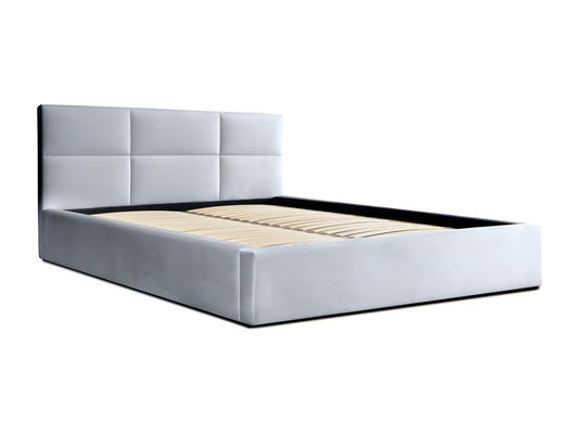 Lit coffre 140x200 Couleuris gris argent - Collection Chicyla NKIM88586