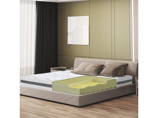 Matelas Simple 80x220 à mémoire - Qualité Premium - Hauteur 20 cm - Fabriqué en Italie EQNS48423