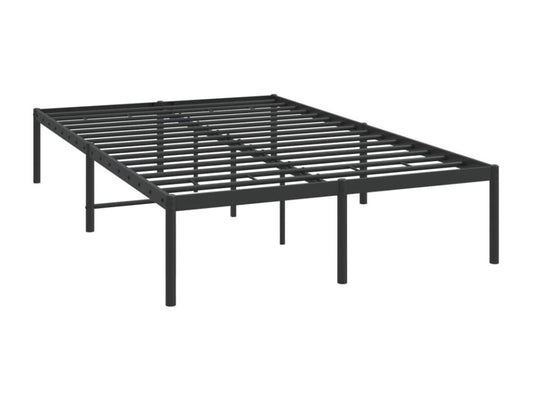 Cadre de lit métal noir 120x200 KDRD74504