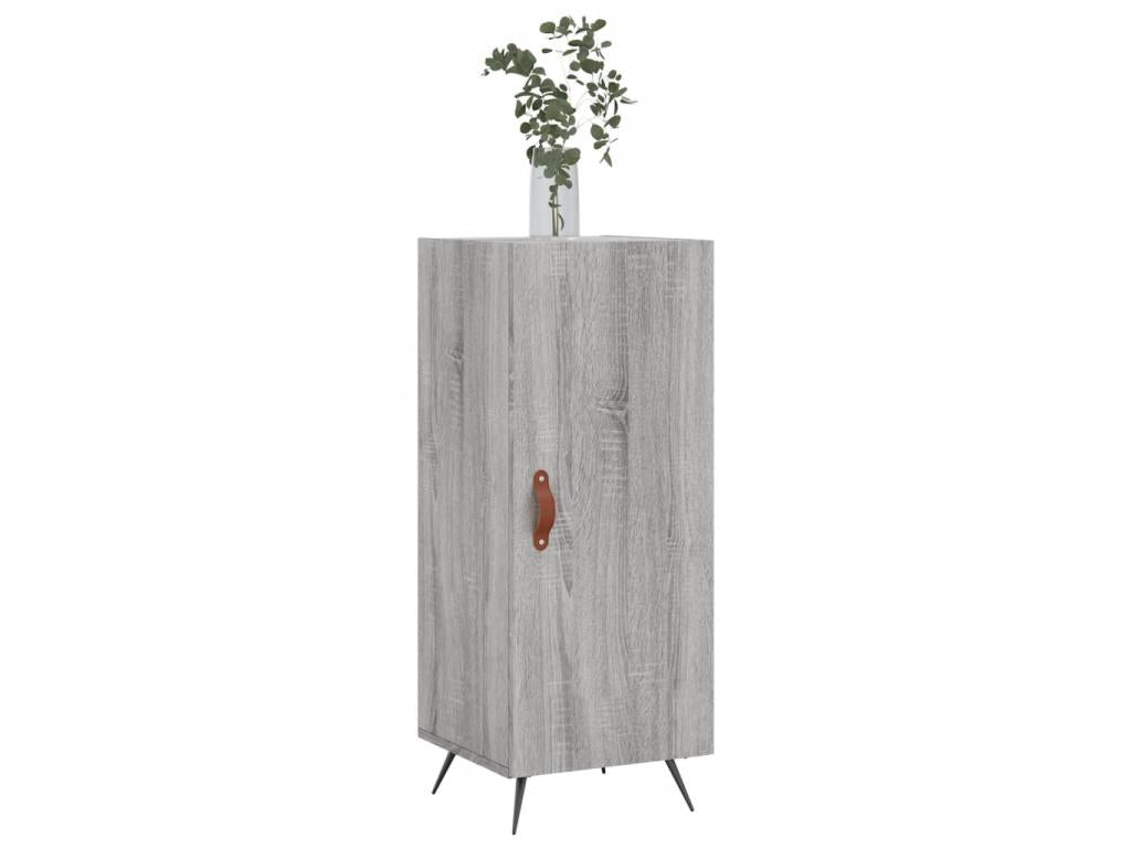 Buffet Chicyla gris 34,5x34x90 cm Bois d'ingénierie DFFF37424