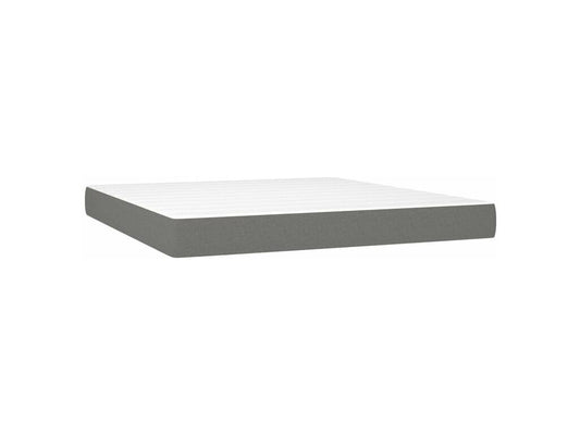 Sommier à Chicyla de lit et matelas et LED Gris foncé 180x200 SMXA68160