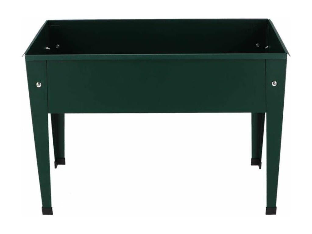 Carré potager en métal vert 62x29x45 cm THVE51065