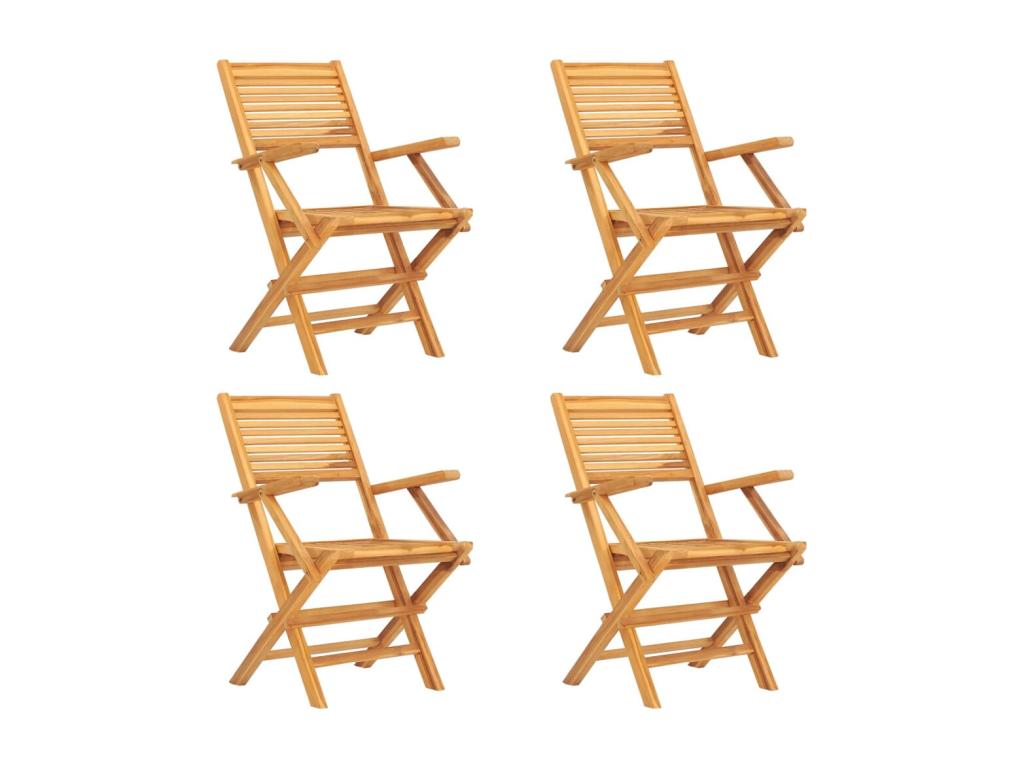 Ensemble à dîner de jardin 5 pièces Bois de teck massif RRDS15382