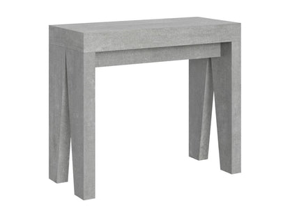 Console extensible 90x40/196 cm Naxy Small Gris Béton JKFZ73551