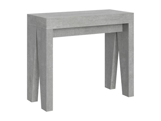 Console extensible 90x40/196 cm Naxy Small Gris Béton JKFZ73551