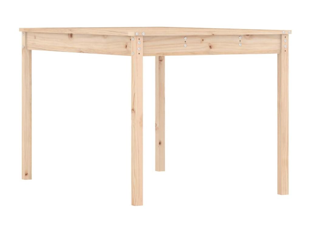 Table de jardin 121x82,5x76 cm bois massif de pin BLDS74776