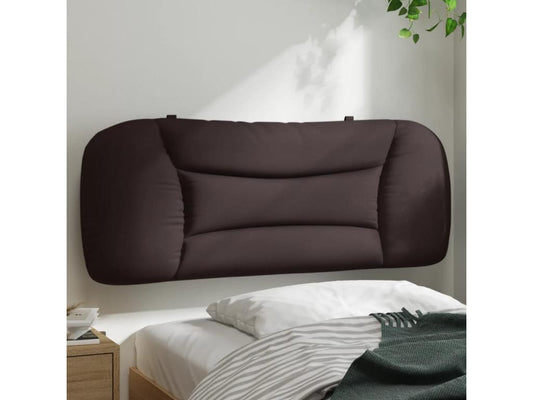 Tête de lit coussin marron foncé 100 cm tissu JCML61454