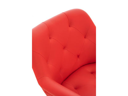 chaises avec accoudoirs - Similicuir / Métal - Rouge - Chicyla MNCL72241