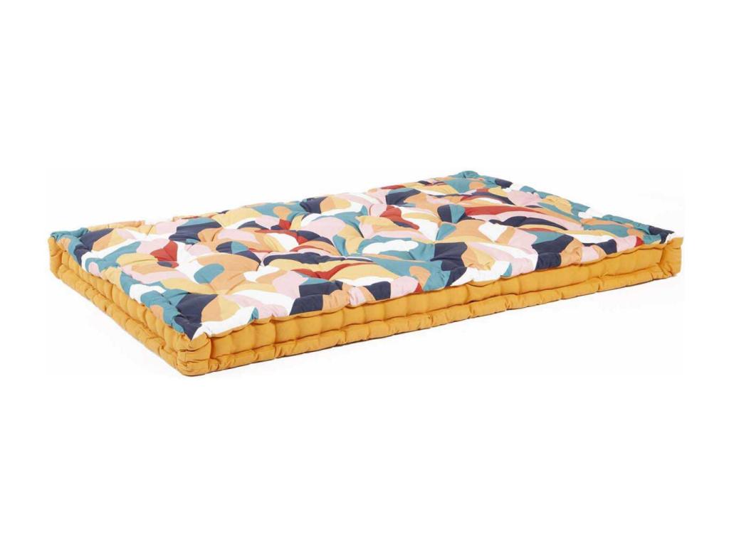 Coussin de palette en coton imprimé 120x80 cm NWQP14913