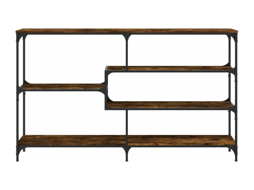 Table console chêne fumé 160x32x95 bois d'ingénierie WNPX74729