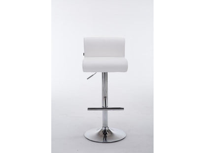 Tabouret de bar x1 métal blanc 38x44x80 cm 10 0004574 NUBS94322