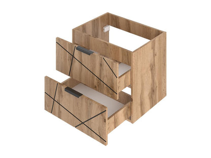 Meuble sous-vasque 60cm plan de toilette Chicyla Bois DEJZ75234