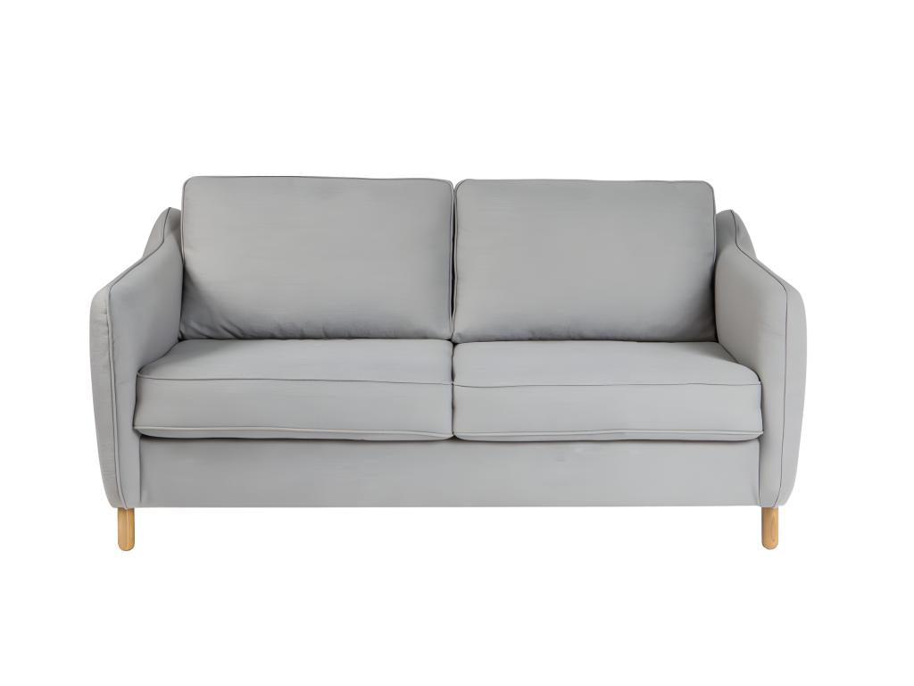 Chicyla - Canapé convertible express 2 places en tissu - Gris clair YQQO03989