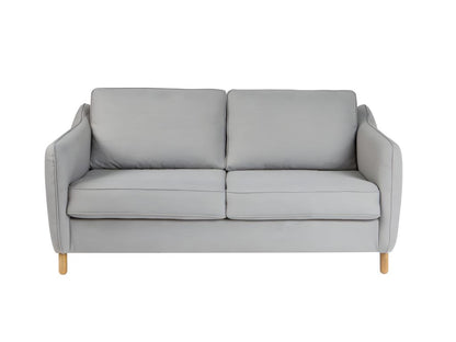 Chicyla - Canapé convertible express 2 places en tissu - Gris clair YQQO03989