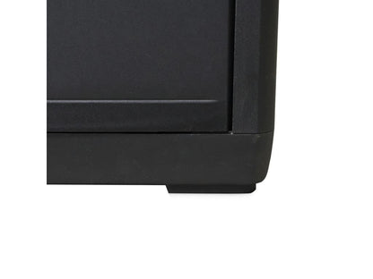 Armoire de rangement de jardin avec 3 étagères Noir JDZI28154