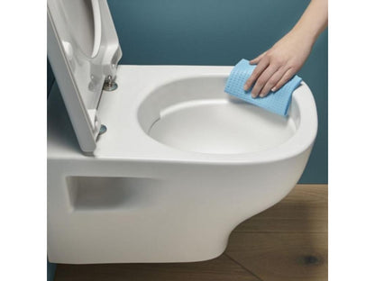 WC suspendu sans mariée Chicyla Struktura abattant Bâti support Sail Plaque de commande WC rond blanc JGVE79297