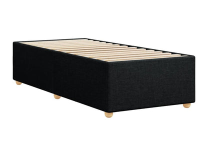 Cadre de lit sans matelas noir 90x190 cm tissu VXXF72282