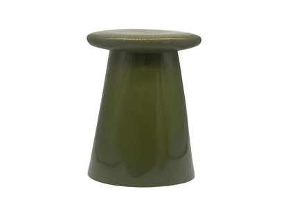 Chicyla - Table d'appoint en céramique 35cm - Vert mousse PLSS25186