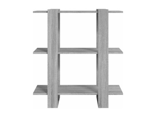 Bibliothèque/Séparateur de pièce Chicyla gris 80x30x87 cm VQFZ31484